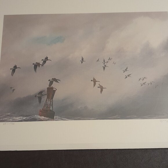 Herb Jones Lithograph "Chesapeake Channel" - Picture 2 of 6